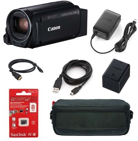 Canon Legria HF R806 Camera Black - Essential kit - Digital Camcorder - Main image