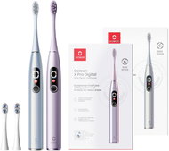 Oclean X Pro Digital Duo Set Silver & Purple 2 pcs - Electric Toothbrush
