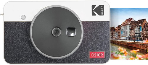 Kodak MINISHOT COMBO 2 Retro White - Sofortbildkamera - Hauptbild
