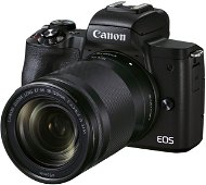 Canon EOS M50 Mark II čierny + EF-M 18 –150 mm IS STM - Digitálny fotoaparát