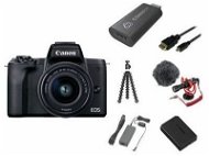 Canon EOS M50 Mark II black - Premium Live Stream Kit - Digital Camera