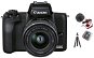 Canon EOS M50 Mark II fekete - Vlogger Kit - Digitális fényképezőgép