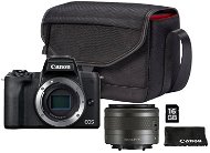 Canon EOS M50 Mark II fekete + EF-M 15-45 mm f/3,5-6,3 IS STM Value Up Kit - Digitális fényképezőgép