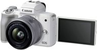 Canon EOS M50 Mark II fehér + EF-M 15-45 mm IS STM - Digitális fényképezőgép