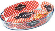 Ocuisine Ovale Auflaufform aus Glas 35 cm x 24 cm x 6 cm, 3 Liter - Bräter