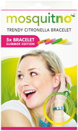 MosquitNo Summer Bracelet with Clasp, 5 Pieces (Mix of Colours) - Mosquito Repellent Bracelet