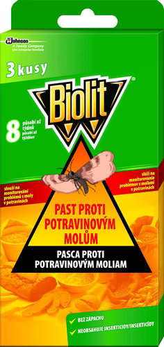 BIOLIT Food moth trap 3 pcs - Insect Killer - Main image
