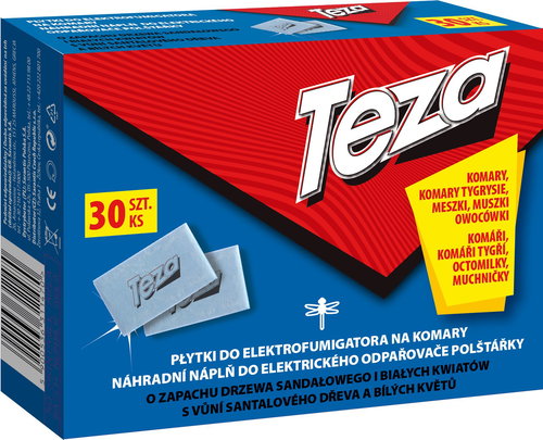 TEZA Refill for el. Vaporizers 30 tab. - Insect Repellent - Main image