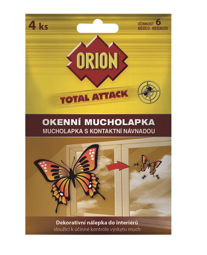 ORION Total Attack Window Fly Trap 4 pcs - Fly Trap - Main image