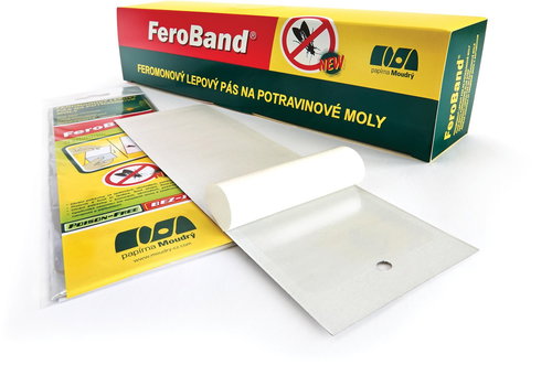 PAPER WISE Feroband Mololapka for wardrobe moths 6×7,2 cm - Insect Killer - Main image