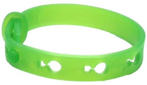 HANNA MARIA Bracelet HMT against Mosquitoes and Ticks, size 270mm, Adjustable, Green Colour - Mosquito Repellent Bracelet - Main image