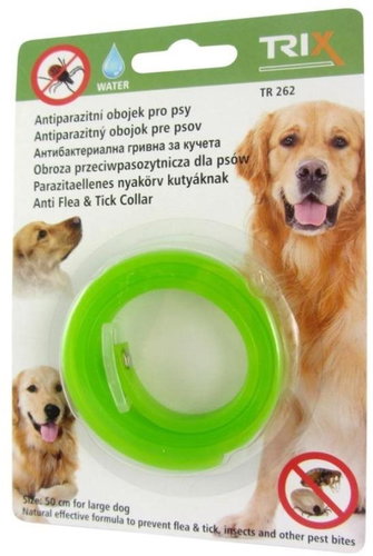 TRIXLINE anti-parasitic collar for dogs against ticks, mix of colours, 50 cm - Antiparasitic Collar - Main image