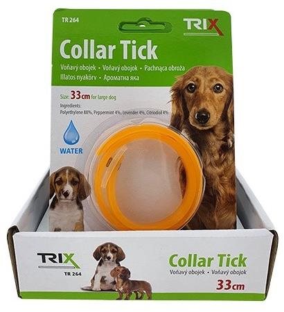 TRIXLINE anti-parasitic collar for dogs against ticks, mix of colours, 33 cm - Antiparasitic Collar - Main image