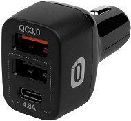Odzu Car Charger With Quick Charger 3.0 Black - Car Charger