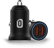 Odzu Car Charger Mini 2x Quick Charge 3.0 Black - Car Charger