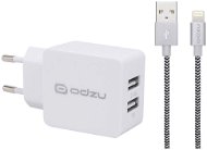 Odzu Wall Charger with MFi Lightning Cable White - Ladegerät
