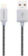 Odzu Durable Braided Cable Lightning 3 m Zebra - Dátový kábel