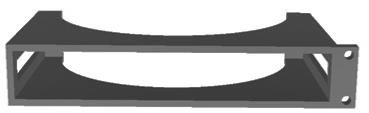 D-TP226 10/19" rack TP-Link TL-SG108-M2/TL-SX105/ER7206/ER7212PC kompatibilis
