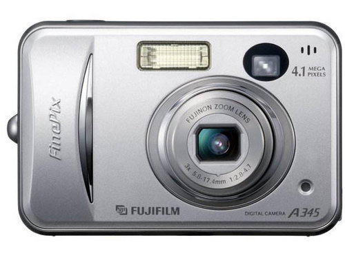FUJIFILM FinePix A345 Zoom, 4.23 mil. bodů, optický / digitální zoom 3x / 3.6x - Digital Camera - Main image