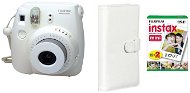 Fujifilm Instax Mini 8 Instant Camera White Laporta Kit - Instant Camera