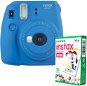 Fujifilm Instax Mini 9 dunkelblau + 10x Fotopapier - Sofortbildkamera