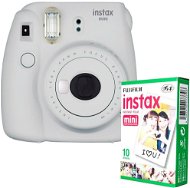 Fujifilm Instax Mini 9 weiß + 10 x Fotopapier - Sofortbildkamera