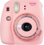 Fujifilm Instax mini 9 ružový + modrá sada príslušenstva - Instantný fotoaparát