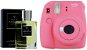 Fujifilm Instax Mini 9 ružový + DAVID BECKHAM Instinct EdT 75 ml - Instantný fotoaparát