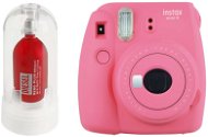 Fujifilm Instax Mini 9 ružový + DIESEL Zero Plus Masculine EdT 75 ml - Instantný fotoaparát