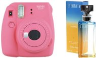 Fujifilm Instax Mini 9 ružový + CALVIN KLEIN Eternity Summer 2017 EdP 100 ml - Instantný fotoaparát