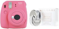 Fujifilm Instax Mini 9 pink + BVLGARI Omnia Crystalline EdT 65 ml - Instant Camera