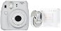Fujifilm Instax Mini 9 White White + BVLGARI Omnia Crystalline EdT 65 ml - Instant Camera
