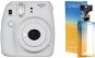 Fujifilm Instax Mini 9 szürkés-fehér + CALVIN KLEIN Eternity Summer 2017 EdP 100 ml - Instant fényképezőgép