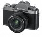 Fujifilm X-T100 strieborný + XC 15–45 mm f/3,5–5,6 OIS PZ - Digitálny fotoaparát
