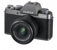 Fujifilm X-T100 strieborný + XC 15–45 mm f/3,5–5,6 OIS PZ - Digitálny fotoaparát