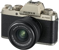 Fujifilm X-T100 zlatý + XC 15–45 mm f/3,5–5,6 OIS PZ - Digitálny fotoaparát