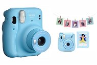 Fujifilm Instax Mini 11 Himmelblau + Mini 11 ACC Kit Himmelblau - Sofortbildkamera