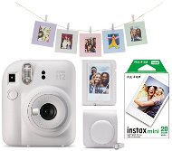 Fujifilm Instax Mini 12 White + Mini 12 ACC kit + 2× 10 film - Instantný fotoaparát