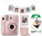 Fujifilm Instax Mini 12 Pink + Mini 12 ACC kit + 2x10 film - Instant Camera