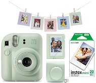 Fujifilm Instax Mini 12 Green + Mini 12 ACC Kit + 2x10 Film - Sofortbildkamera