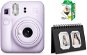 Instant Camera FujiFilm Instax Mini 12 Lilac Purple + mini film 20ks fotek + Instax desk album 40 Craft - Instantní fotoaparát