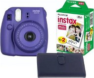 Fujifilm Instax Mini 8 Grape Medium Kit Laporta - Instant Camera