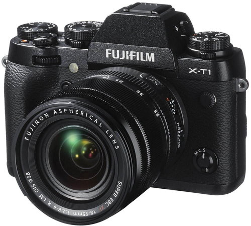 FUJIFILM X-T1 black + 18-55 mm F2.8-4 - Digital Camera - Main image