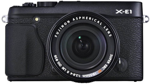  FUJIFILM X-E1 KIT black + 18-55 mm Lens  - Digital Camera - Main image