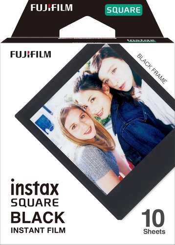 FujiFilm Film Instax Square Black Frame 10 Stück - Sofortbildfilm - Hauptbild