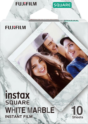 Fujifilm Film Instax Square White Marble 10 Stück Hauptbild Fujifilm Film Instax Square White Marble 10 Stück - Sofortbildfilm - Hauptbild