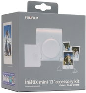Fujifilm Instax mini 13 ACCESSORY KIT -  Clay White - Camera Case