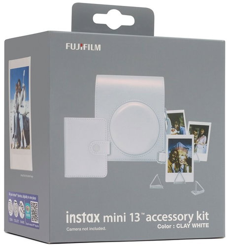 Fujifilm Instax mini 13 ACCESSORY KIT -  Clay White - Camera Case - Main image