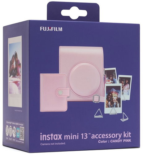 Fujifilm instax mini 13 ACCESSORY KIT – Candy Pink - Camera Case - Main image