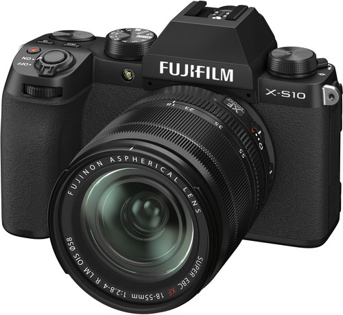 Fujifilm X-S10 + 18-55mm Black - Digital Camera - Main image